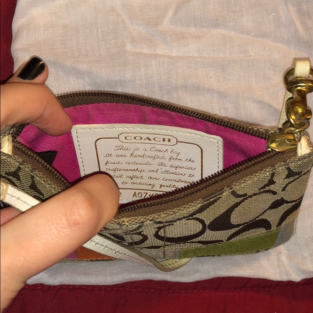 Coach Multi Color Wristlet - Picture 3 of 3